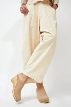 No.6 Store New School Clog on Wedge in Bone