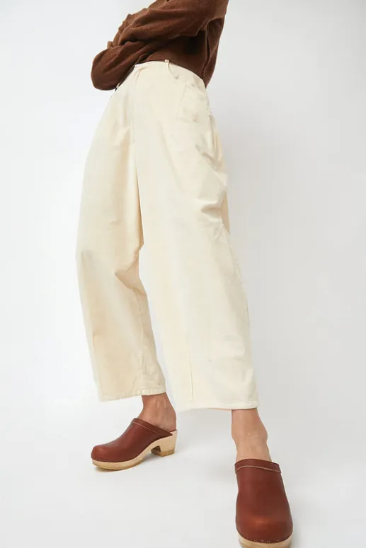 No.6 Store Old School Clog on Mid Heel in Bourbon
