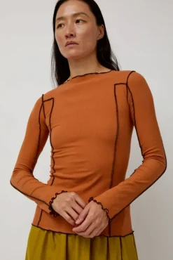 No.6 Store Omato Long Sleeve in Dre Orange