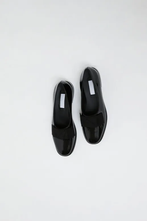 No.6 Store Opera Shoe in Black Patent