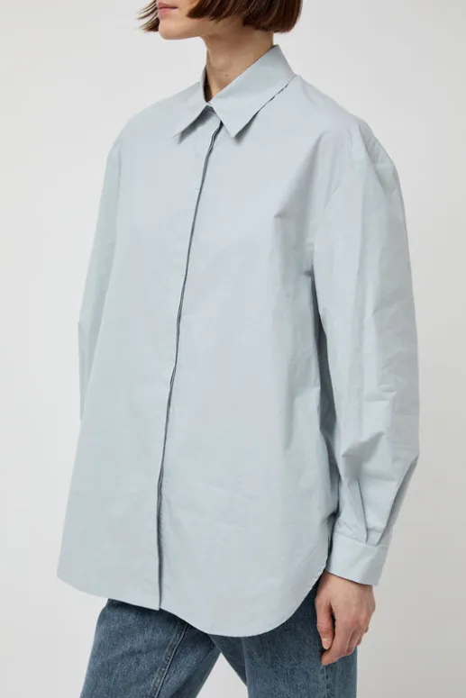 No.6 Store Oversized Shirt in Blue