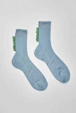 No.6 Store Oysters Socks in Cielo