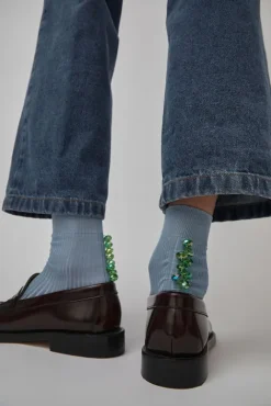 No.6 Store Oysters Socks in Cielo