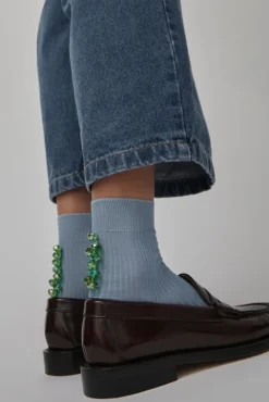 No.6 Store Oysters Socks in Cielo