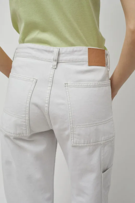 No.6 Store Painter Jean in Chalk White