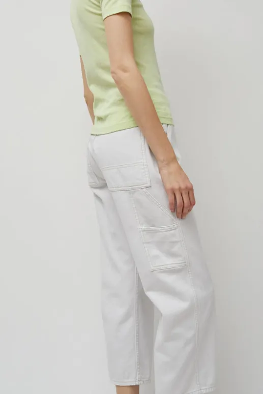 No.6 Store Painter Jean in Chalk White