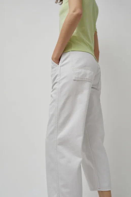 No.6 Store Painter Jean in Chalk White