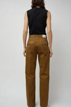 No.6 Store Palerma Biker Jean in Camel
