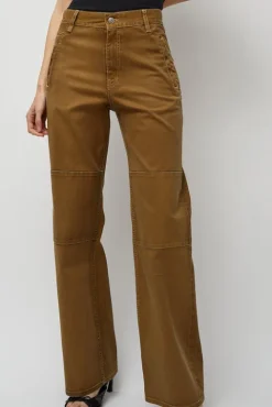 No.6 Store Palerma Biker Jean in Camel