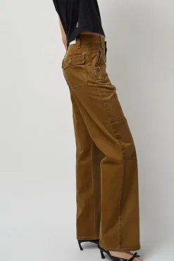 No.6 Store Palerma Biker Jean in Camel