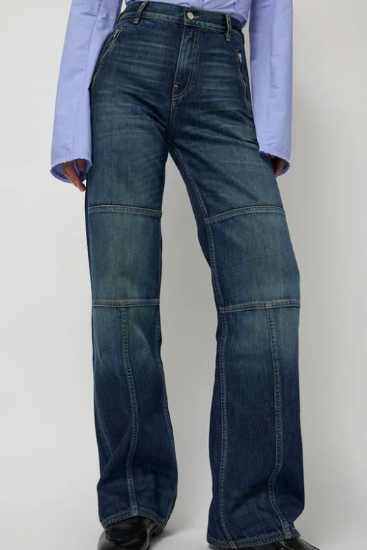 No.6 Store Palerma Biker Pants in Navy