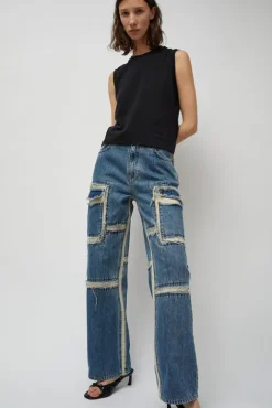 No.6 Store Palma 2 in 1 Jeans in Blue