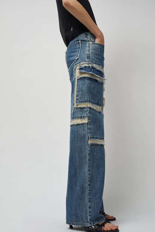 No.6 Store Palma 2 in 1 Jeans in Blue
