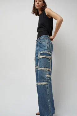No.6 Store Palma 2 in 1 Jeans in Blue
