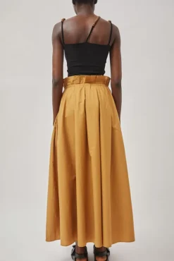No.6 Store Parachute Skirt in Camel