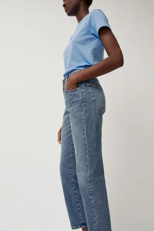No.6 Store Paris 5-Pocket Jean in Americana Blue