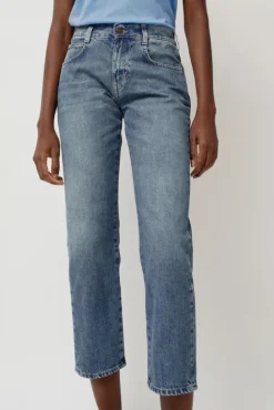 No.6 Store Paris 5-Pocket Jean in Americana Blue