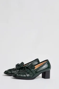 No.6 Store Philippe Heeled Loafer in Bottle