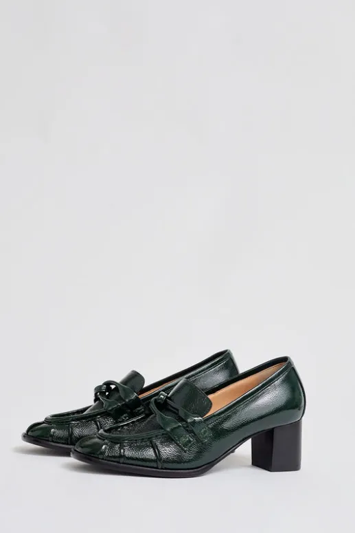 No.6 Store Philippe Heeled Loafer in Bottle