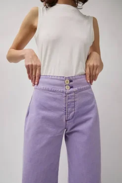 No.6 Store Picnic Pant in Lilac