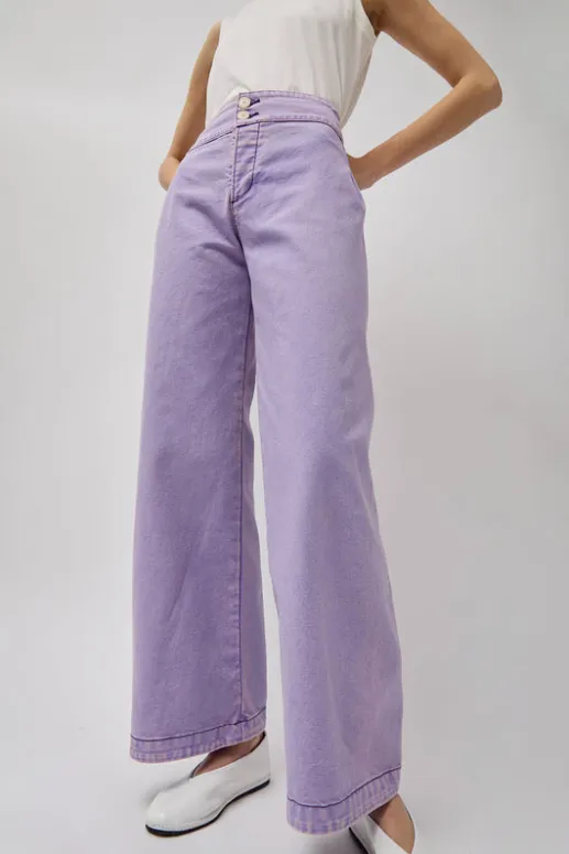 No.6 Store Picnic Pant in Lilac