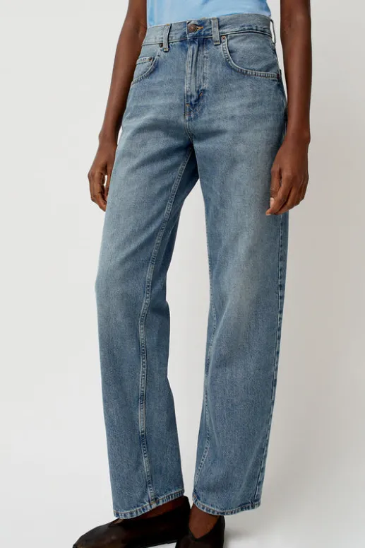 No.6 Store Pitched Baggy Jean in Americana Blue