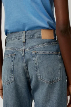 No.6 Store Pitched Baggy Jean in Americana Blue