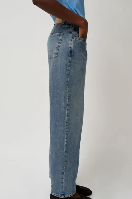 No.6 Store Pitched Baggy Jean in Americana Blue