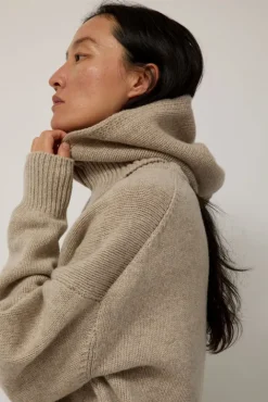 No.6 Store Plain Hood in Beige