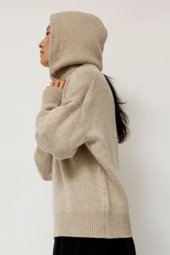 No.6 Store Plain Hood in Beige