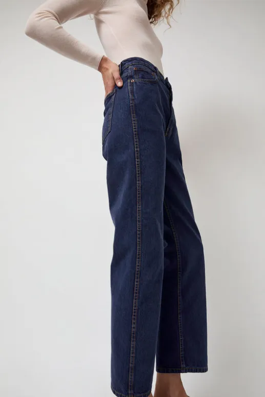 No.6 Store Plein High Rise Straight in Van Blue