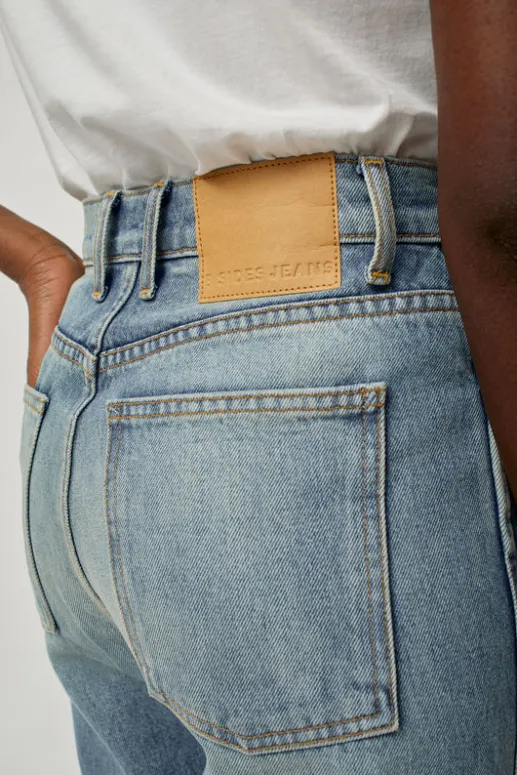 No.6 Store Plein High Straight Jean in Hudson Wash