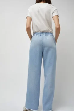 No.6 Store Polly Elastic Waist Jean in Light Blue