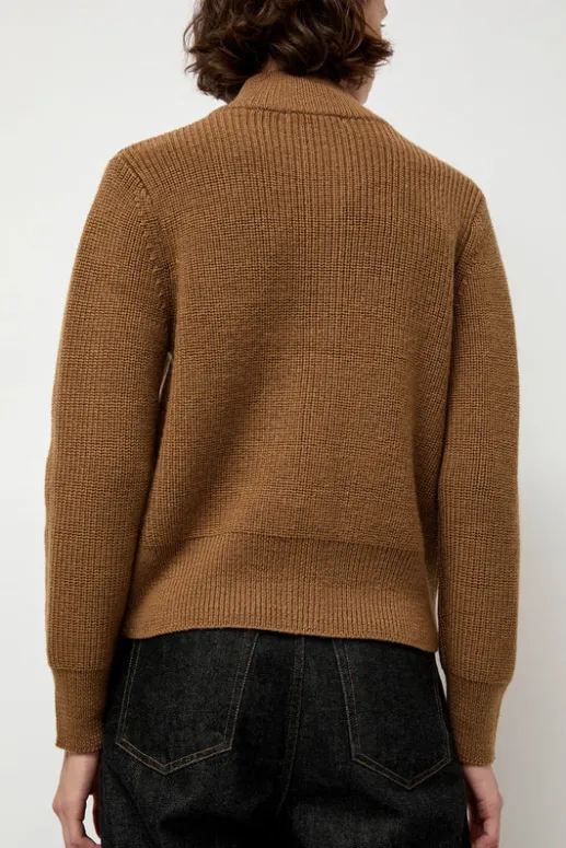 No.6 Store Raw Blouson Cardigan in Bronze