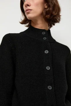 No.6 Store Raw Blouson Cardigan in Black
