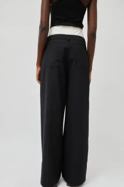 No.6 Store Relaxed Corset Trousers in Noir
