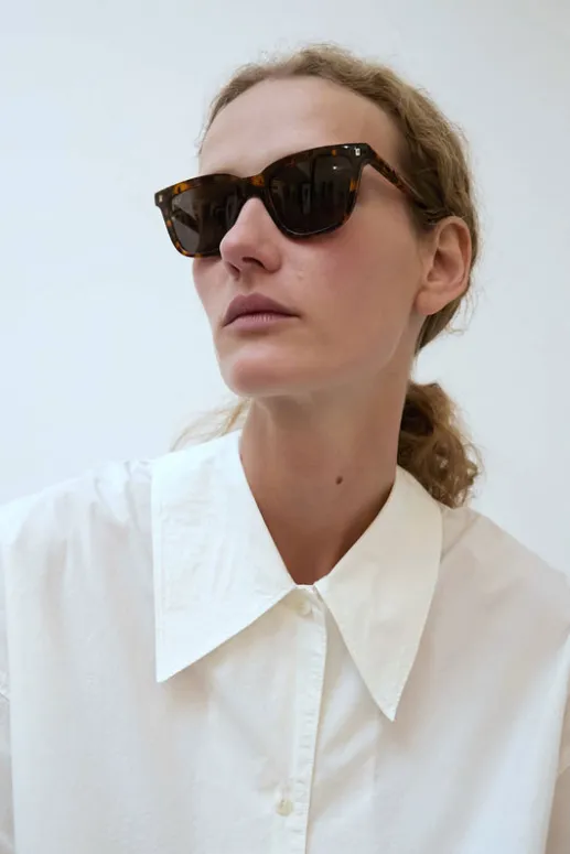 No.6 Store Robotnik Sunglasses in Havana Grey