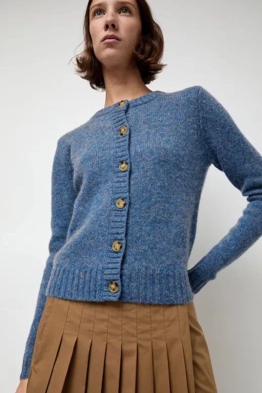 No.6 Store Scottish Cardigan in Greekblue