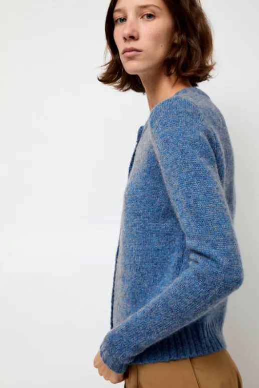 No.6 Store Scottish Cardigan in Greekblue