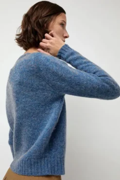 No.6 Store Scottish Cardigan in Greekblue