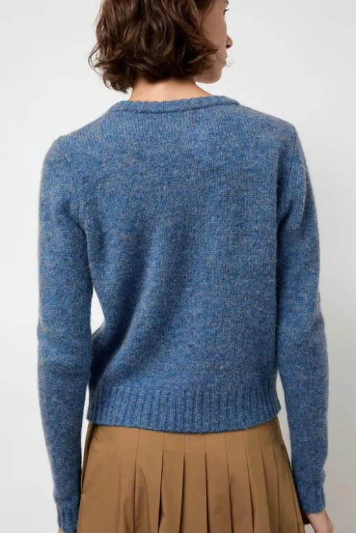 No.6 Store Scottish Cardigan in Greekblue