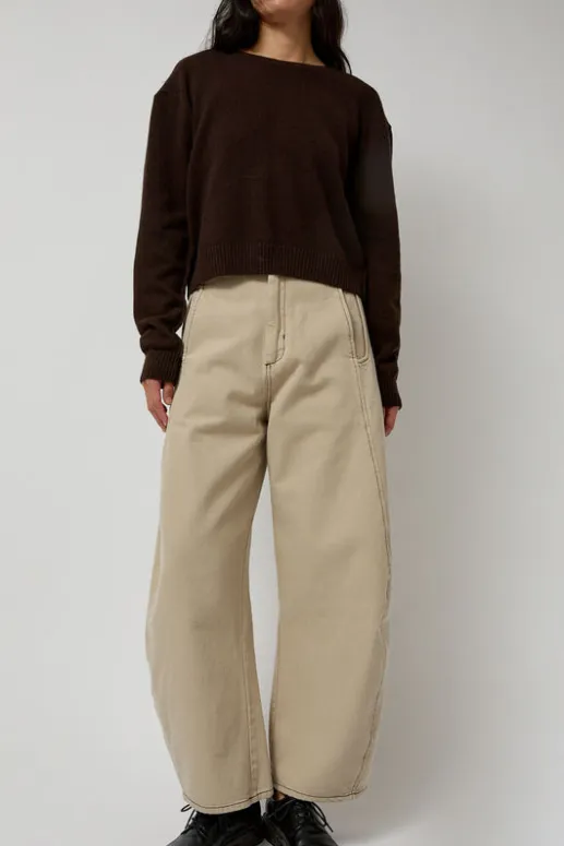No.6 Store Shade Denim Pants in Tan