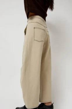 No.6 Store Shade Denim Pants in Tan