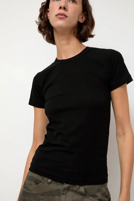 No.6 Store Shrunken Tee in Black