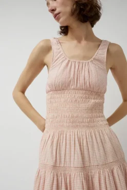 No.6 Store Sigrid Dress in Piquillo Check
