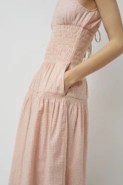 No.6 Store Sigrid Dress in Piquillo Check