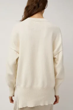 No.6 Store Simple Crewneck in White
