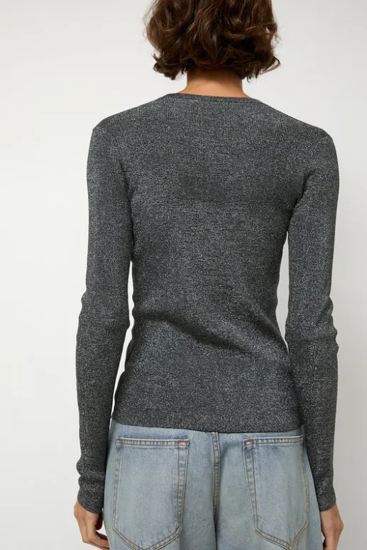 No.6 Store Skinny Crew in Chrome
