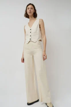 No.6 Store Soft Hank Pant in Bone