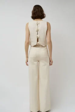No.6 Store Soft Hank Pant in Bone